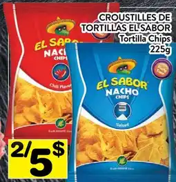 Supermarché PA CROUSTILLES DE TORTILLAS EL SABOR | Tortilla Chips offer