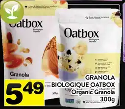 Supermarché PA GRANOLA BIOLOGIQUE OATBOX | Organic Granola offer