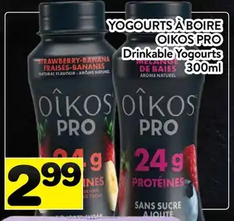 Supermarché PA YOGOURTS À BOIRE OIKOS PRO | Drinkable Yogourts offer
