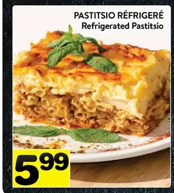Supermarché PA PASTITSIO RÉFRIGÉRÉ | Refrigerated Pastitsio offer