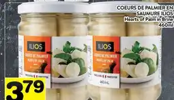 Supermarché PA COEURS DE PALMIER EN SAUMURE ILIOS | Hearts of Palm in Brine offer