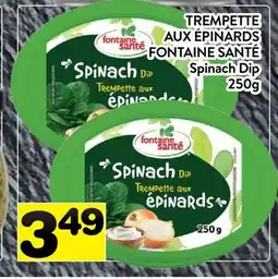 Supermarché PA TREMPETTE AUX ÉPINARDS FONTAINE SANTÉ | Spinach Dip offer