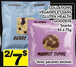 Supermarché PA COLLATIONS VÉGANES ET SANS GLUTEN HEALTH GODDESS | Snacks offer