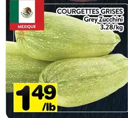 Supermarché PA COURGETTES GRISES | Grey Zucchini offer
