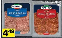 Supermarché PA SALAMI DE GÈNES MASTRO | Genoa Salami offer