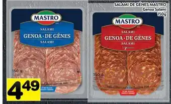 Supermarché PA SALAMI DE GÈNES MASTRO | Genoa Salami offer
