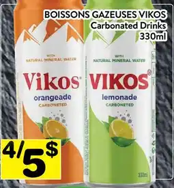 Supermarché PA BOISSONS GAZEUSES VIKOS | Carbonated Drinks offer