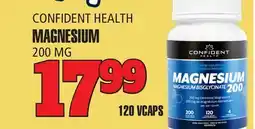 Marches Tau MAGNESIUM CONFIDENT HEALTH offer