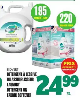 Marches Tau DETERGENT À LESSIVE OU ASSOUPLISSEUR BIOVERT offer