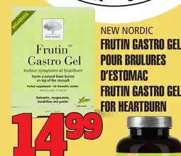 Marches Tau FRUTIN GASTRO GEL POUR BRULURES D'ESTOMAC NEW NORDIC offer