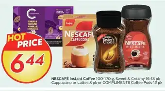 Sobeys Nescafé instant coffee offer