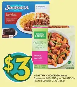 Sobeys Healthy choice gourmet steamers offer
