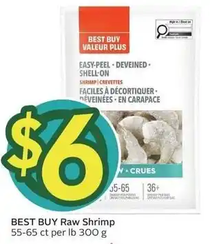 Sobeys Best buy raw shrimp offer