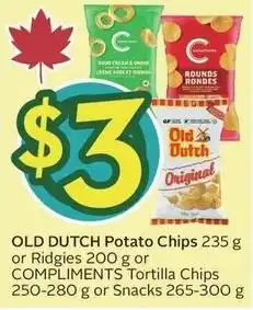 Sobeys Old dutch potato chips offer