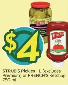 Sobeys Strub's pickles offer