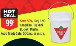Canadian Tire Canadian tire mini bucket plastic food grade safe offer
