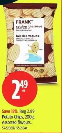 Canadian Tire Potato chips offer