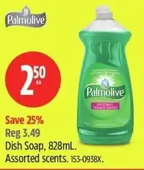 Canadian Tire Dish soap assorted scents offer