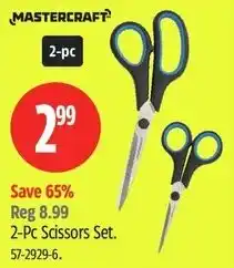 Canadian Tire Mastercraft Scissors set offer