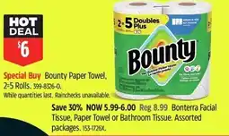 Canadian Tire Bounty paper towel offer