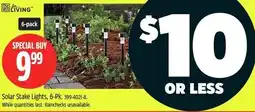 Canadian Tire Solar stake lights offer
