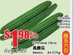 Terra Foodmart Chinese Okra offer