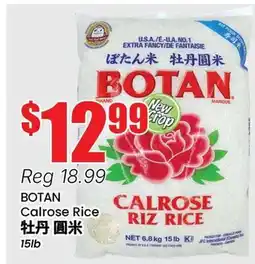 Terra Foodmart BOTAN Calrose Rice offer