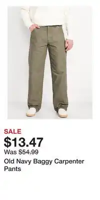 Old Navy Old Navy Baggy Carpenter Pants offer