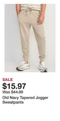 Old Navy Old Navy Tapered Jogger Sweatpants offer