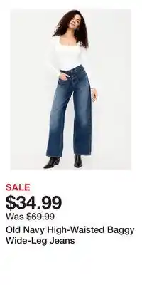 Old Navy Old Navy High-Waisted Baggy Wide-Leg Jeans offer