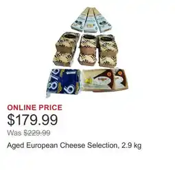 Costco Aged European Cheese Selection offer