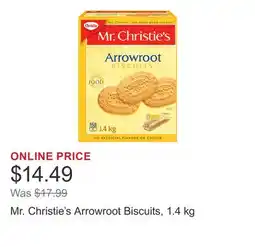 Costco Mr. Christie's Arrowroot Biscuits offer
