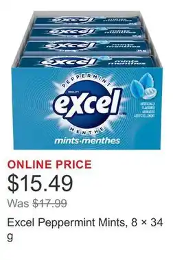 Costco Excel Peppermint Mints, 8 × offer