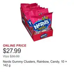 Costco Nerds Gummy Clusters, Rainbow, Candy, 10 × offer