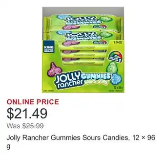 Costco Jolly Rancher Gummies Sours Candies, 12 × offer