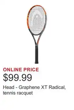 Costco Head - Graphene XT Radical, tennis racquet offer