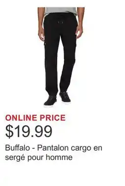 Costco Buffalo - Pantalon cargo en sergé pour homme offer