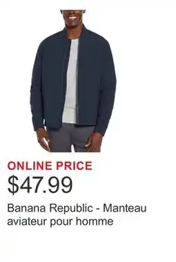 Costco Banana Republic - Manteau aviateur pour homme offer