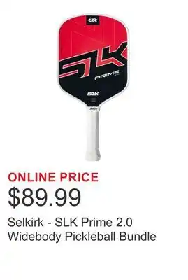 Costco Selkirk - SLK Prime 2.0 Widebody Pickleball Bundle offer