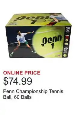 Costco Penn Championship Tennis Ball, 60 Balls offer