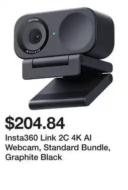 Newegg Insta360 Link 2C 4K AI Webcam, Standard Bundle, Graphite Black offer