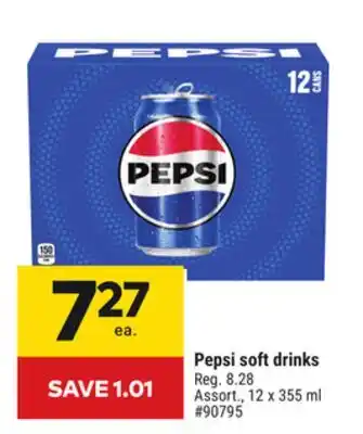 Giant Tiger Pepsi soft drinks offer