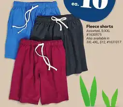 Giant Tiger Fleece shorts offer