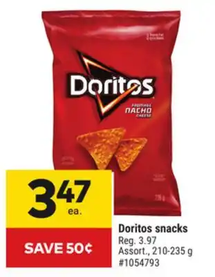 Giant Tiger Doritos snacks offer