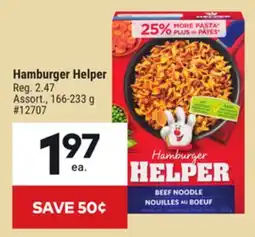 Giant Tiger Hamburger Helper offer