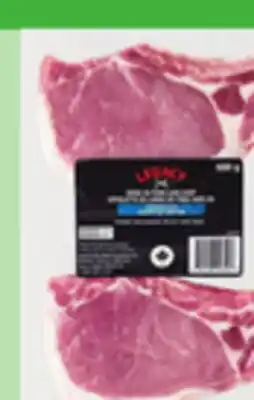 Giant Tiger Legacy Pork loin chops offer