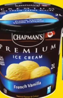 Giant Tiger Chapman's Premium ice cream offer