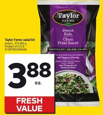 Giant Tiger Taylor Farms salad kit offer
