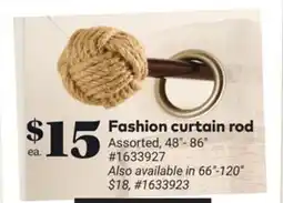 Giant Tiger Fashion curtain rod offer