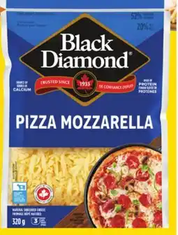 Giant Tiger Black Diamond Natural Shredded Cheese Pizza Mozzarella offer